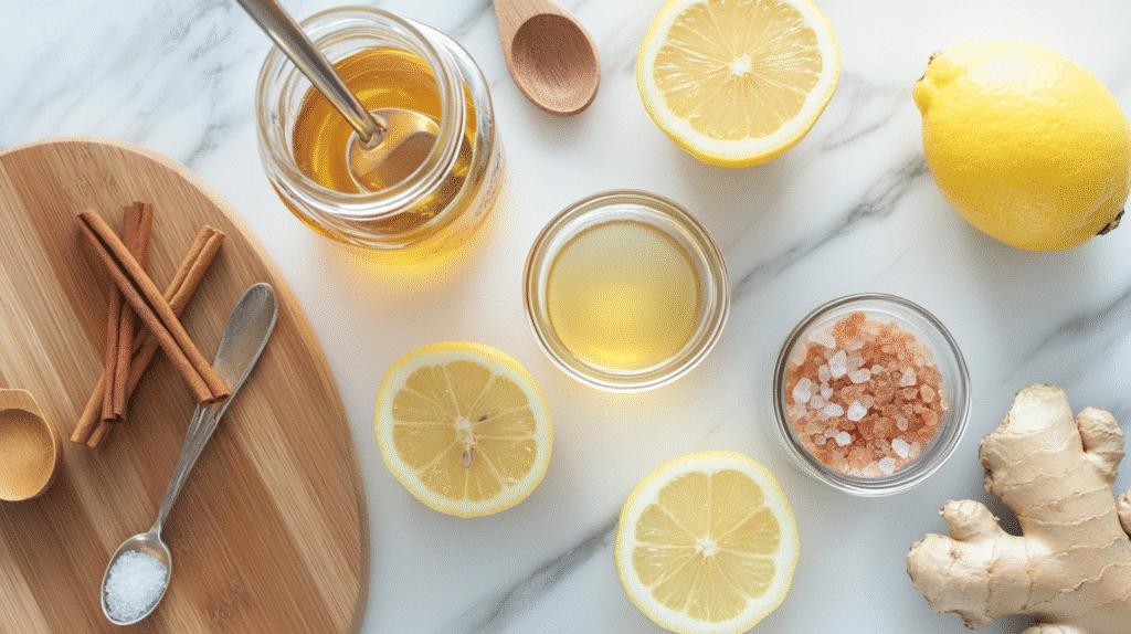 Fat-Burning Morning Elixir: Apple Cider Vinegar & Pink Salt Detox Drink 7 Ingredients for apple cider vinegar detox drink recipe